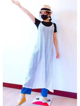 水晶體さん（レディース・158cm）の春コーディネート