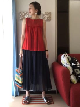 MIKAさん(レディース・161cm)の夏コーディネート