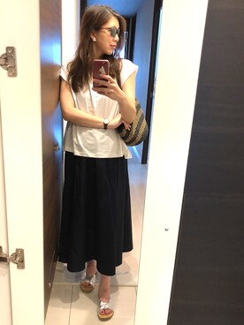 MIKAさん（レディース・161cm）の夏コーディネート