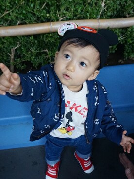 Mitsuki☺︎さん（キッズ・80cm）の春コーディネート