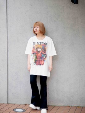 Glamb グラム の Asuka T アスカt エヴァンゲリオンコラボレーションアイテム Tシャツ カットソー Wear
