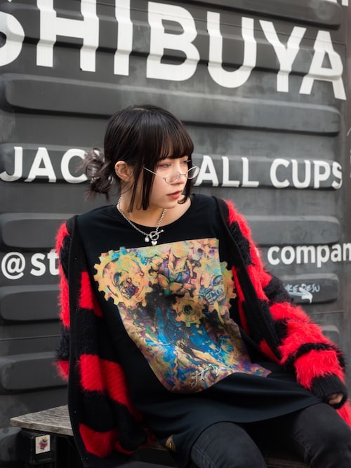 【新品】glamb・ジョジョ　ザ・ワールド T　The World T　Lサイズ The World T / ザワールドT【ジョジョの奇妙な冒険コラボレーション