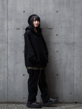 「glamb（グラム）のアイテム（ハンチング/ベレー帽）」を使った、髙橋 遼さん（レディース・154cm）の春コーディネート