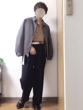「Dr. Martens（ドクターマーチン）のDr.Martens (ドクターマーチン)/1461 3EYE GIBSON SHOES（その他シューズ）」を使った、tsubasaさん（メンズ・169cm）の春コーディネート