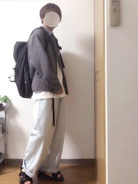 「はだし」｜tsubasaさん（メンズ・168cm）の春コーディネート