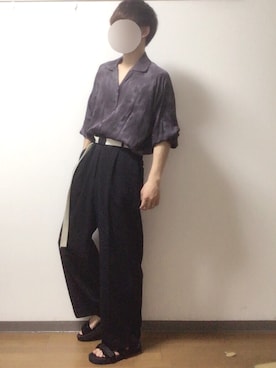 「腕まくり」｜「アイテム（その他）」を使った、tsubasaさん（メンズ・168cm）の春コーディネート