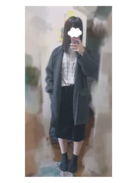 「mixxmixのアイテム（ジャケット/アウター）」を使った、龍夜さん（レディース・159cm）の冬コーディネート