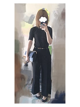 「ARROW（アロー）のアイテム（バッグ）」を使った、龍夜さん（レディース・159cm）の夏コーディネート