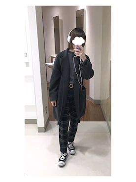 「mixxmixのアイテム（ジャケット/アウター）」を使った、龍夜さん（レディース・159cm）の秋コーディネート