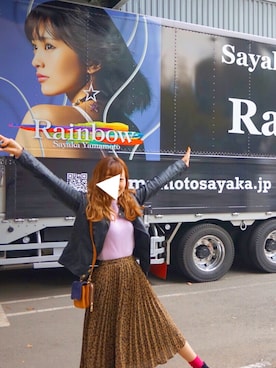 「LIVE」｜「アイテム（ライダースジャケット）」を使った、seicaさん（レディース・158cm）の秋コーディネート