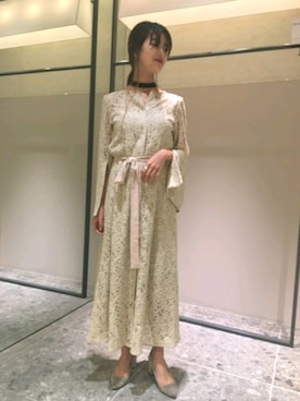 「アイテム（ワンピース/ドレス）」を使った、mizuho soneさん（レディース・157cm・20代）の夏コーディネート