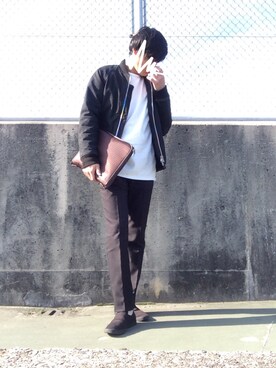 籠屋さん（メンズ・170cm）の冬コーディネート