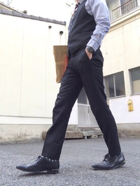 籠屋さん（メンズ・170cm）の春コーディネート