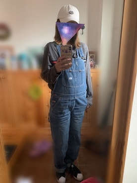 「TOMMY HILFIGER」｜「アイテム（オールインワン・サロペット）」を使った、yoshi☻さん（レディース・163cm）の春コーディネート