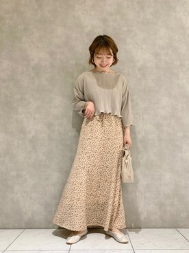 MAYUさん（レディース・153cm）の春コーディネート