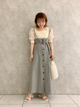 「パワショル」｜「アイテム（その他）」を使った、MAYUさん（レディース・153cm）の夏コーディネート