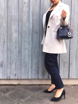 「FIRMIN（ファーミン）のアイテム」を使った、Misさん（レディース・154cm）の秋コーディネート