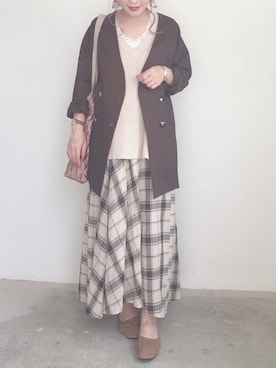 みきてぃ24さん（レディース・158cm）の秋コーディネート