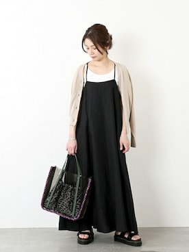 「PROTCOL（プロトコル）のアイテム」を使った、ondaさん（レディース・158cm）の春コーディネート