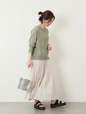 「JOURNAL STANDARD（ジャーナルスタンダード）のアイテム（バッグ）」を使った、ondaさん（レディース・158cm）の春コーディネート