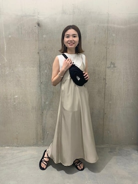 「Teva（テバ）のアイテム」を使った、ondaさん（レディース・158cm）の春コーディネート