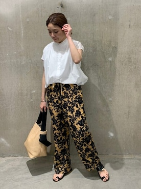 「arron（アローン）のアイテム」を使った、ondaさん（レディース・158cm）の春コーディネート