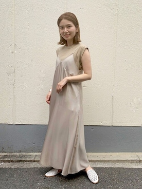 「PHILIPPE AUDIBERT（フィリップ オーディベール）のアイテム（バングル/リストバンド）」を使った、ondaさん（レディース・158cm）の夏コーディネート