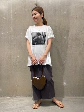 「RAINBOW SANDALS（レインボーサンダル）のアイテム」を使った、ondaさん（レディース・158cm）の秋コーディネート