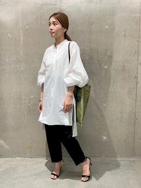 「manipuri（マニプリ）のアイテム」を使った、ondaさん（レディース・158cm）の夏コーディネート