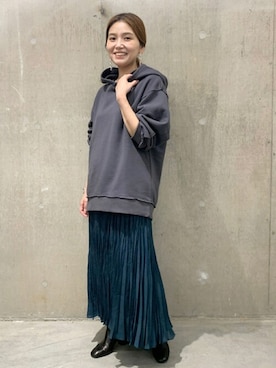 「PHILIPPE AUDIBERT（フィリップ オーディベール）のアイテム（バングル/リストバンド）」を使った、ondaさん（レディース・158cm）の秋コーディネート