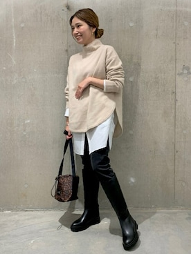 「BAGSINPROGRESS（バッグズインプログレス）のアイテム」を使った、ondaさん（レディース・158cm）の秋コーディネート