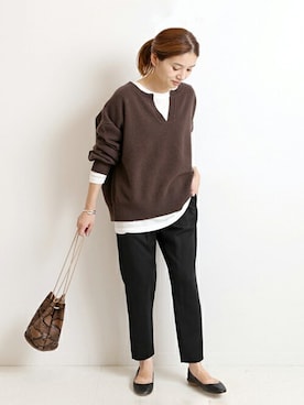 「VICE VERSA（バイスバース）のアイテム」を使った、ondaさん（レディース・158cm）の秋コーディネート