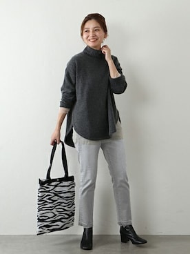 ondaさん（レディース・158cm）の秋コーディネート