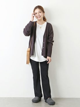 「NOMADIS（ノマディス）のアイテム」を使った、ondaさん（レディース・158cm）の秋コーディネート