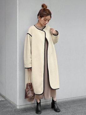 「MOHI（モヒ）のアイテム」を使った、ondaさん（レディース・158cm）の秋コーディネート