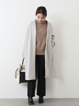 「NOMADIS（ノマディス）のアイテム」を使った、ondaさん（レディース・158cm）の秋コーディネート