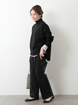 「NOMADIS（ノマディス）のアイテム」を使った、ondaさん（レディース・158cm）の秋コーディネート