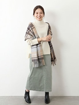 「REMME（レメ）の【REMME/レメ】スクエアトゥショートブーツ◆（ブーツ）」を使った、ondaさん（レディース・158cm）の秋コーディネート