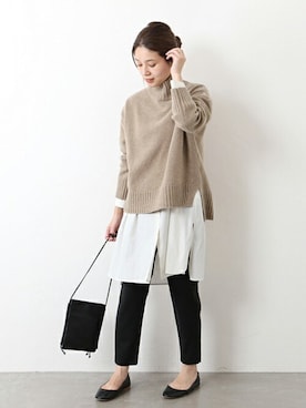 ondaさん（レディース・158cm）の秋コーディネート