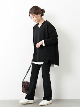 「stansmith」｜ondaさん（レディース・158cm）の秋コーディネート