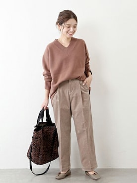 ondaさん(レディース・158cm)の秋コーディネート