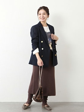 ondaさん(レディース・158cm)の秋コーディネート