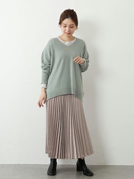 ondaさん（レディース・158cm）の秋コーディネート