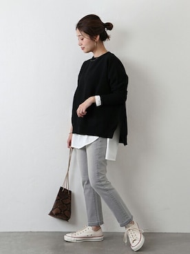 「VICE VERSA（バイスバース）のアイテム」を使った、ondaさん（レディース・158cm）の秋コーディネート