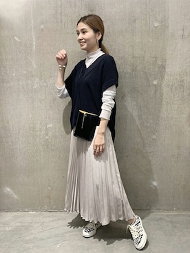 「PIENI（ピエニ）のアイテム」を使った、ondaさん（レディース・158cm）の秋コーディネート