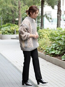 ondaさん（レディース・158cm）の秋コーディネート