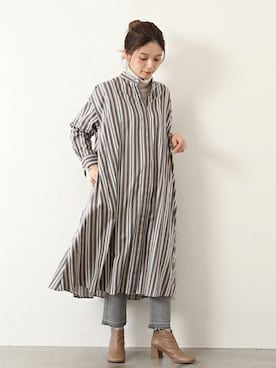 ondaさん（レディース・158cm）の秋コーディネート