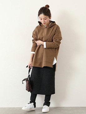 「BAGSINPROGRESS（バッグズインプログレス）のアイテム」を使った、ondaさん（レディース・158cm）の秋コーディネート