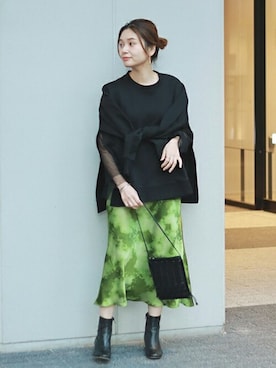 ondaさん（レディース・158cm）の冬コーディネート