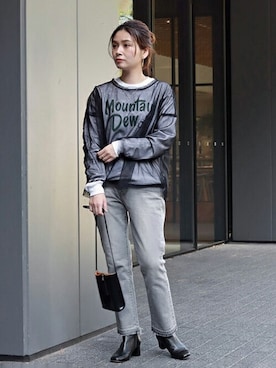 ondaさん（レディース・158cm）の冬コーディネート